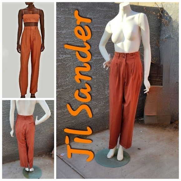 Vintage Jil Sander Hi-Rise Trousers‎ - Picture 1 of 11
